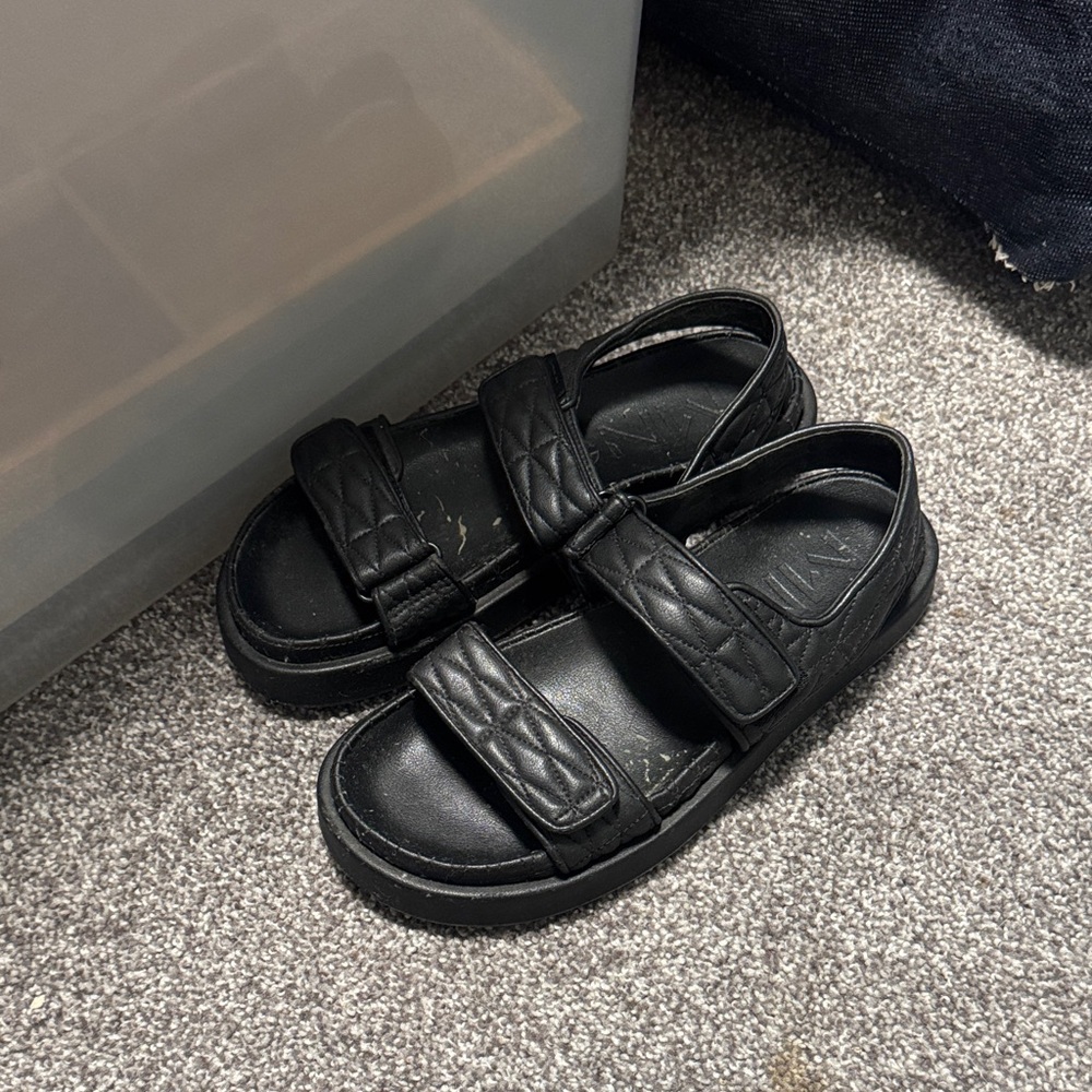 Black Sandals from mango